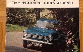 Esite Triumph Herald 13/60. Suomenkielinen