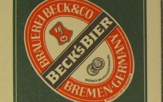 Beck's Bier • Tuopin-lasinalunen