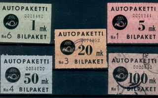 Autopaketti    1949  sarja