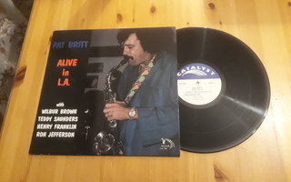 Pat Britt – Alive In L.A. lp orig 1981 Jazz hieno
