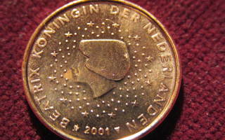 1 cent 2001 Alankomaat-Netherlands