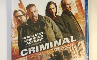 Criminal [Blu-ray] 2016] Kevin Costner, Tommy Lee Jones UUSI