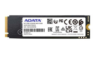 ADATA LEGEND 840 M.2 512 Gt PCI Express 4.0 3D N