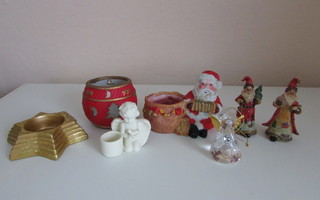Joulu tuikkukupit ja koriste-esineet