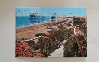 GRAN CANARIA, Playa del Ingles, kulkenut postikortti