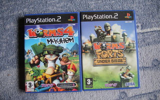PS2 : Worms paketti - 2kpl pelejä