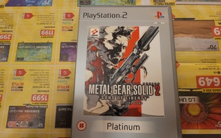 Metal Gear Solid 2 sons of liberty ps2