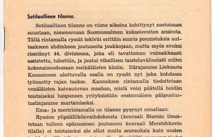 MAAN TURVA selostus 14 numero C 28 Helsinki, 13. 1. 1940.