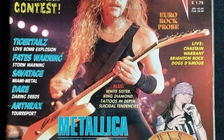 Metal Hammer 1989 : Lita Ford , Metallica , Anthrax , G'N'R