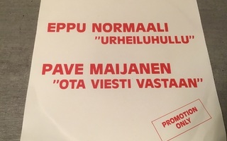EPPU NORMAALI+ PAVE MAIJANEN: Urheiluhullu 7” singlelevy