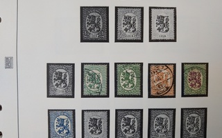 1917 Saarisen malli 1927 - 29 postitorvivesileimaiset 5 kpl