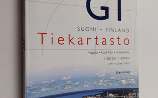 GT-tiekartasto Suomi-Finland = GT-vägatlas = GT road atla...