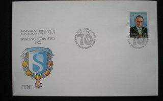 FDC Mauno Koivisto 70 vuotta 25.11.1993 - LaPe 1230