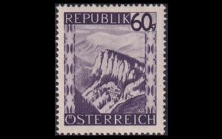 Itävalta 762 ** Käyttösarja maisemia 60 g violetti (1945)