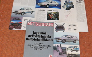 1980 Mitsubishi Galant / Sapporo esite - suom - KUIN UUSI
