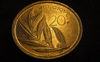20 francs 1980  Belgia-Belgique