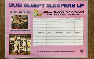 Sleepy Sleepers mainos / lukujärjestys