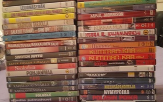 Kotimaisia dvd elokuvia ja sarjoja pakettina!