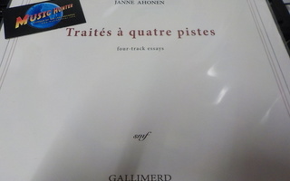 JANNE AHONEN - TRAITES A QAUTRE PISTES 2015 LP M-/M-