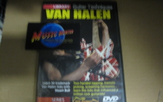 VAN HALEN - GUITAR TECHNIQUES DVD UUSI