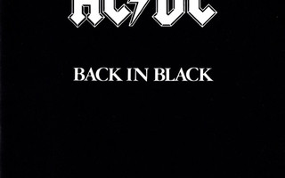 AC/DC (CD) VG+++!! Back In Black (vanha remasteri)