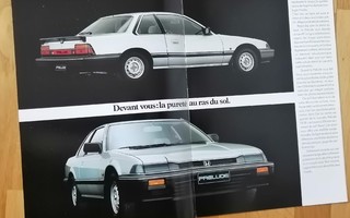 1985 Honda Prelude esite - KUIN UUSI - 12 sivua