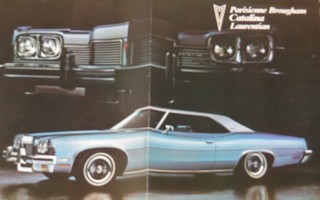 1973 Pontiac Parisienne Catalina Laurentian esite -KUIN UUSI