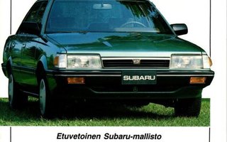 Subaru Leone -esite, 1987