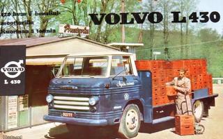 1961 Volvo L 430 Trygge V8 kuorma-auto esite - suom - KUIN U