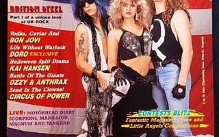 Metal Hammer 1989 : Manowar , Crimson Glory , Doro Pesch