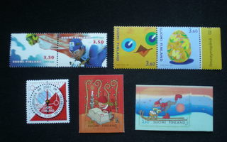 Postituore erä vuoden 2001 postimerkkejä **
