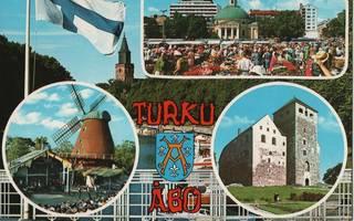 kortti ** Turku Turun linna & muita nähtävyyksiä - erilaisia