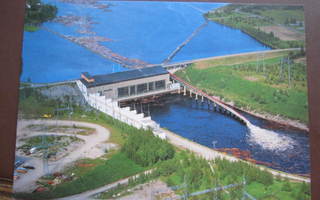 Rovaniemi Petäjäskosken voimalaitos postikortti