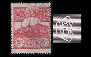 San Marino 40a o Monte Titano 40 C (1903)