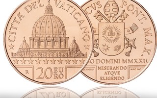 Vatikaani - 20 € Juhlaraha-2022 -BU