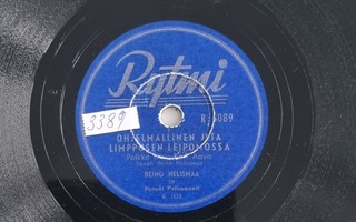Savikiekko 1950 - Reino Helismaa / Justeeri - Rytmi R 6089