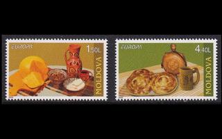 Moldova 511-2 ** Europa gastronomia (2005)