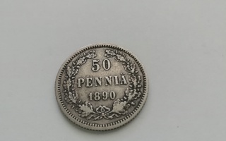 50 PENNIÄ 1890