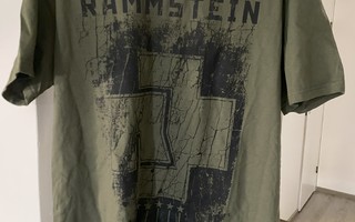 Rammstein T-paita Army Green