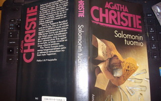 Agatha Christie : Salomonin tuomio ( 1 p. 1988 ) EIPK !