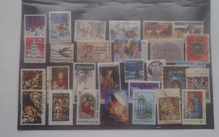 JOULU Levyllinen postimerkkejä