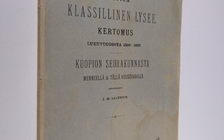 J. M. Salenius : Kuopion klassillinen lysee : kertomus lu...