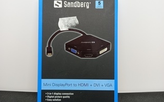 Sandberg Mini Displayport hdmi+dvi+vga