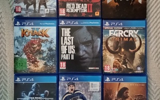 PS4 Games/God of War, Red Dead Redemption, The Last of Us...