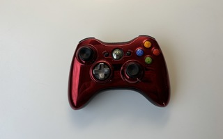 Xbox 360 Langaton Peliohjain (Chrome Red)