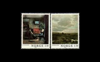 Norja 847-8 ** Maalaustaiteen klassikkoja (1981)