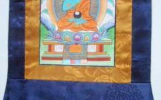 UUSI tiibetiläinen buddha-thangha mitat 24x38cm