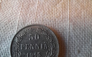 50 penniä 1915