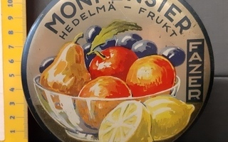 Fazer Montpensier Hedelmä - Frukt vintage karkkirasia