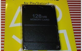 Uusi ja käyttämätön Playstation 2 muistikortti 128Mt